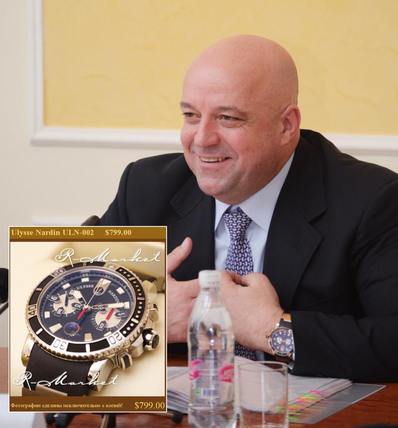 Василь Ядуха носить годинники тієї ж марки, що  й син президента.