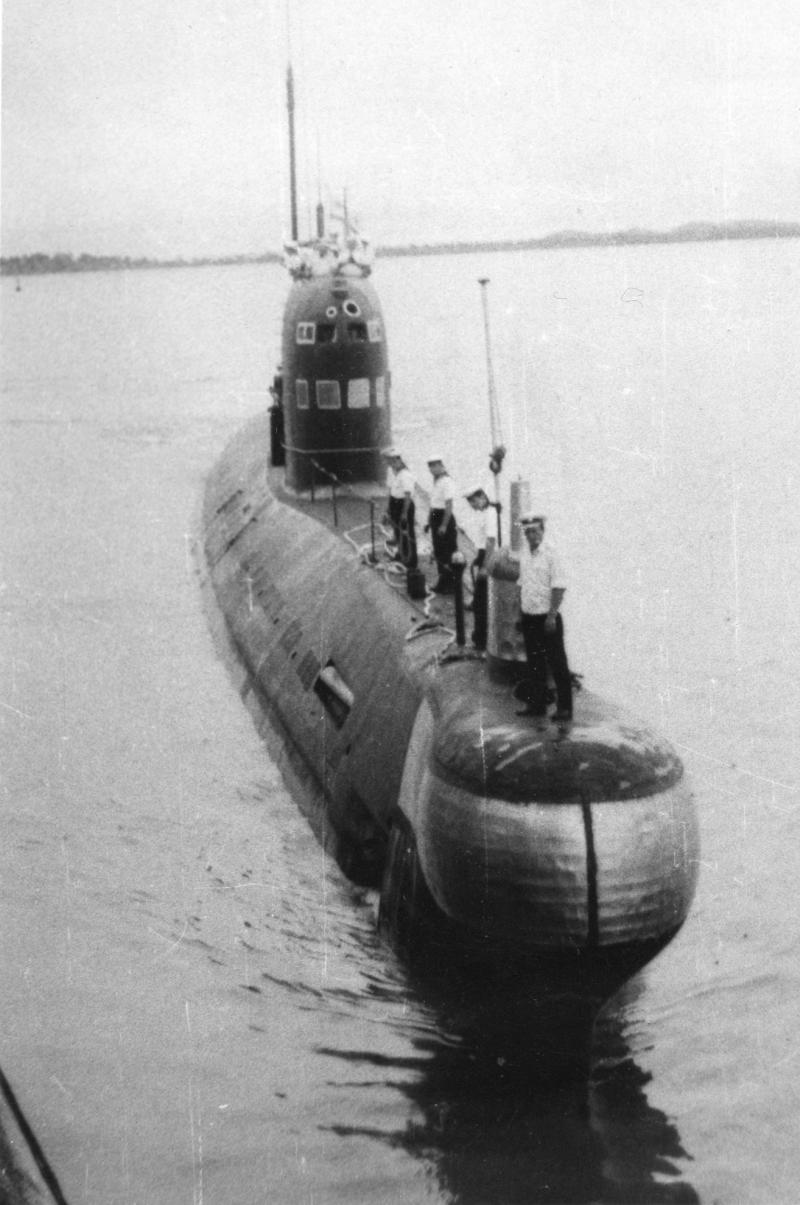 Валентин Павлович провів десять з половиною років на підводному човні. 1970 рік.
