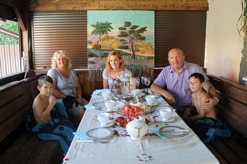 Михайло Сімакевич зі свою сім