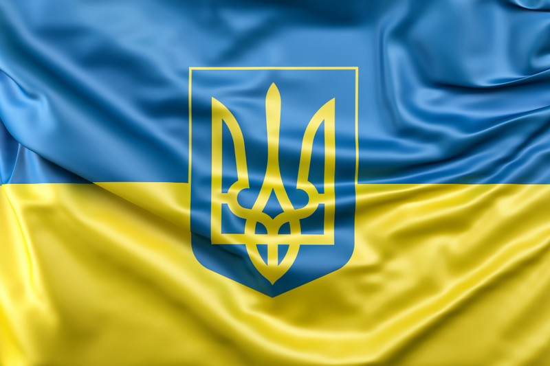 У 1992 році парламент затвердив синій щит зі золотим тризубом Володимира Великого як Офіційний Герб України