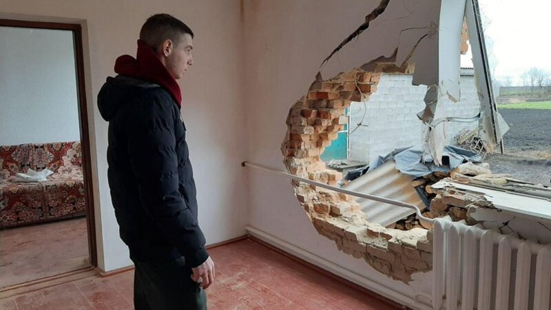 Під час атаки «шахедами» в одному з сіл зазнали пошкоджень будинки