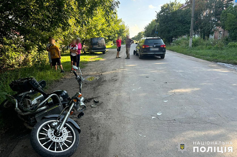 У Ярмолинцях сталася аварія внаслідок якої травмувався мотоцикліст