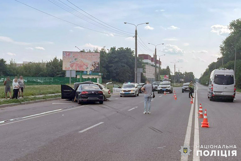 Аварія сталася на проспекті Грушевського