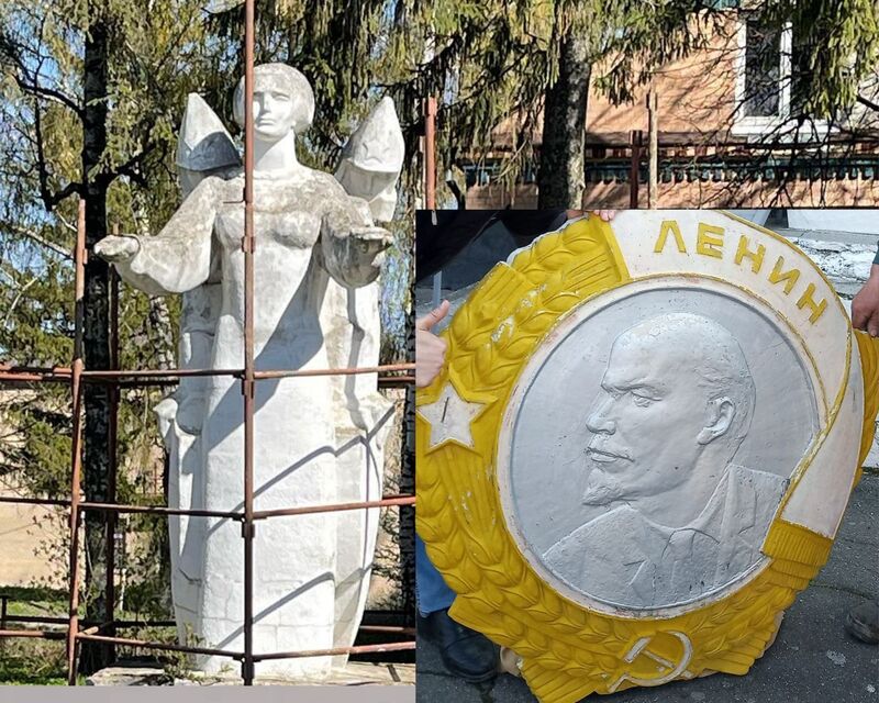 Макети орденів Ленін зняли з будівель на Городоччині, а в Красилові хочуть демонтувати пам