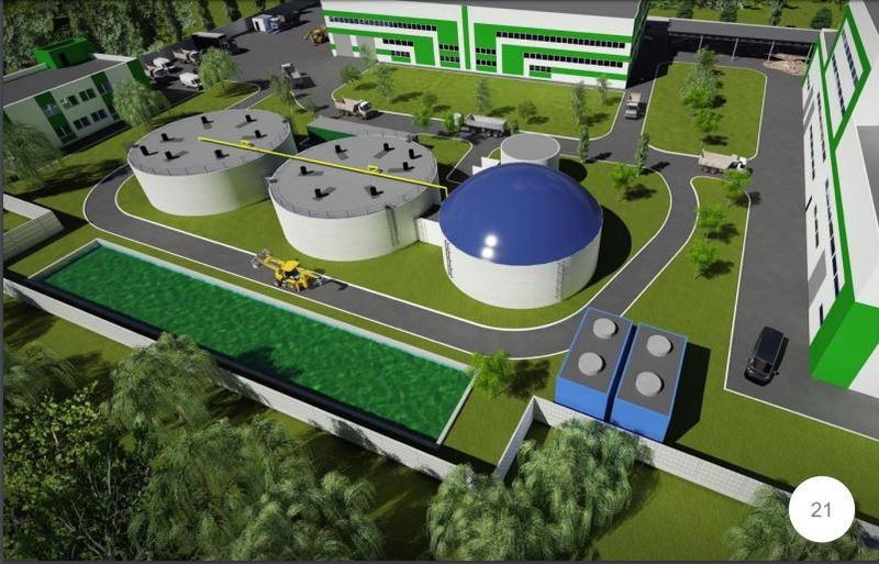 На сміттєпереробному заводі діятиме енергетичний комплекс, який перетворюватиме побутові відходи на теплову та електричну енергію