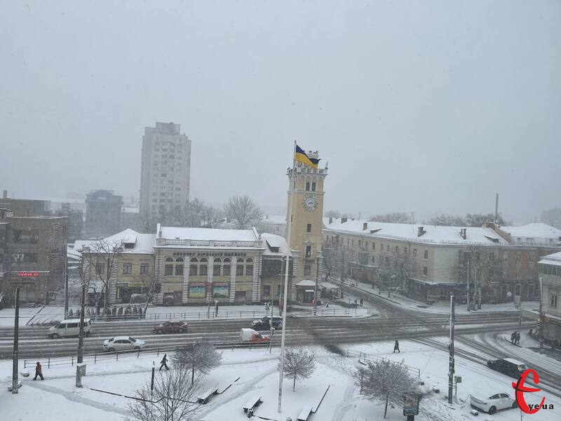 19 березня в Хмельницькому та області засніжило