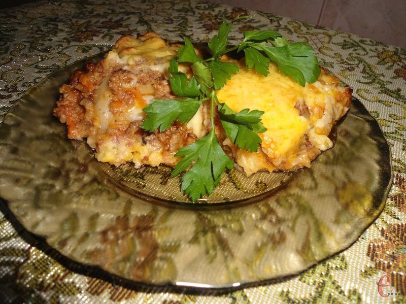 Капустяна лазанья - італійська страва на український лад.