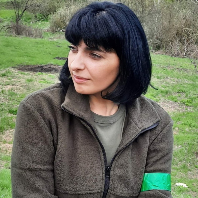 Катерина Слободчикова добровільно пішла до українського війська