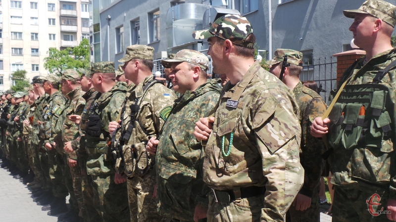Зведений загін протягом місяця служив на Сході України