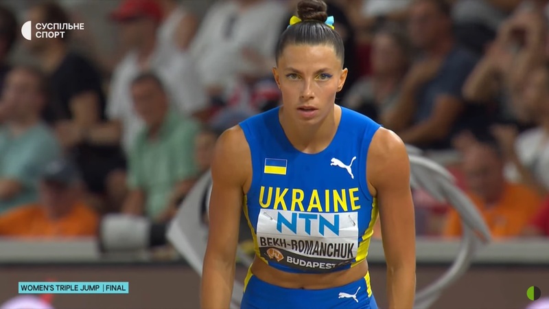 Марина Бех-Романчук із результатом 15 метрів стала србіною призеркою чемпіонату світу в потрійному стрибку