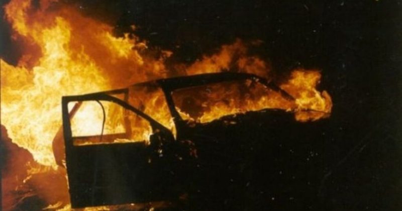 4 квітня в Бокиївці Волочиського району згорів автомобіль
