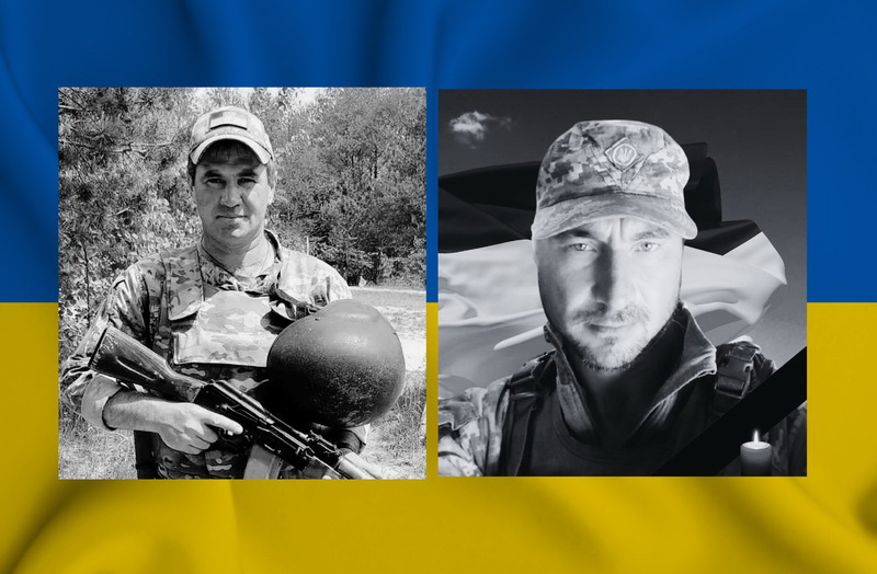 Андрій Соколюк (ліворуч) та Віктор Дмитрук - навіки у Небесному війську захисників України