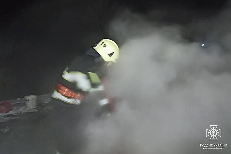 5-6 грудня на Хмельниччині вогнеборці ліквідували 8 пожеж
