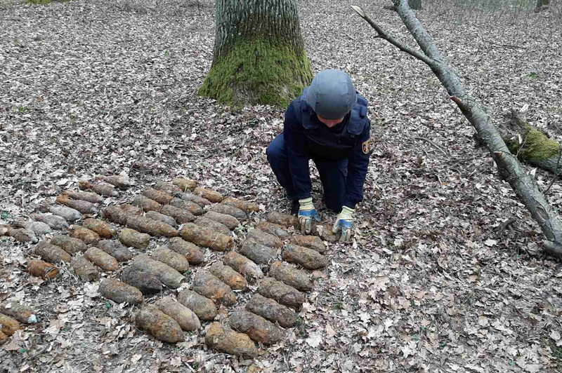 Піротехніки знищили снаряди, які знайшли в Шепетівці