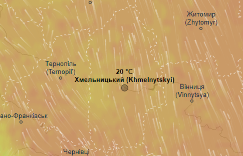 За даними синоптиків, 15 травня на Хмельниччині буде вдень до +20 градусів
