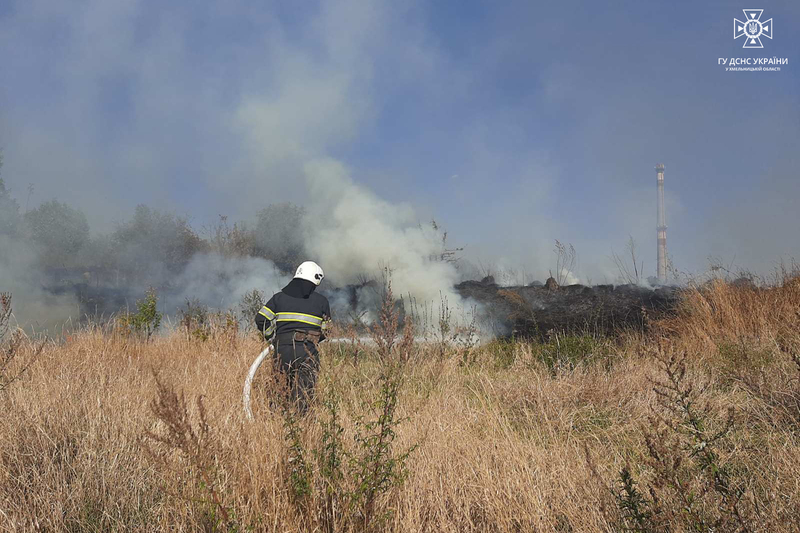 Ледь не щодня вогнеборцям доводиться гасити пожежі в екосистемі області