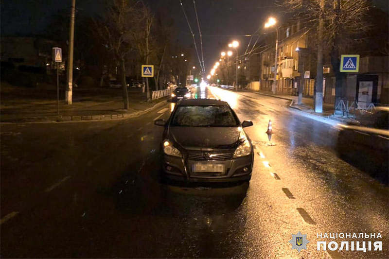 Аварія сталася на вулиці Чорновола