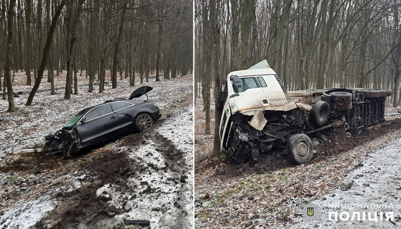 Аварія сталася на трасі поблизу села Подільське Летичівської громади