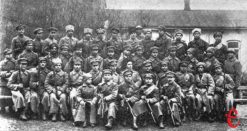 Сотня А. Бялого 1-го куреня 1-го полку Січових Стрільців. Проскурів, 1919 рік