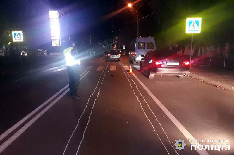 Аварія сталася на вулиці Панаса Мирного 