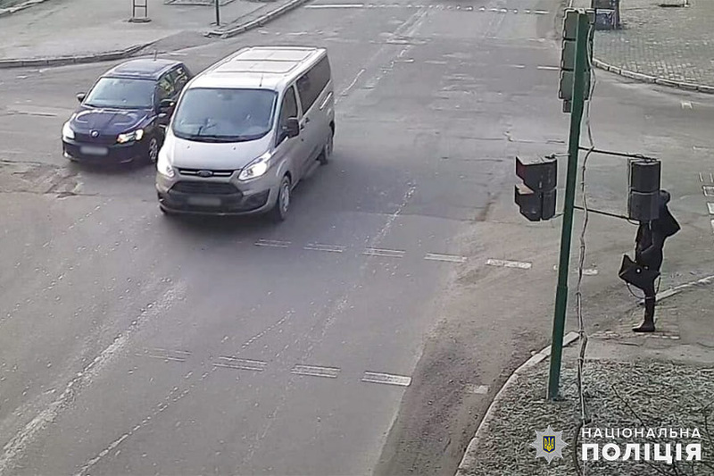 Аварія сталася на вулиці Лесі Українки