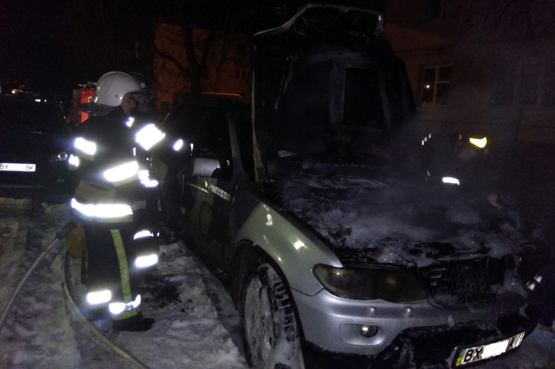Рятувальники ліквідували пожежу легкового авто