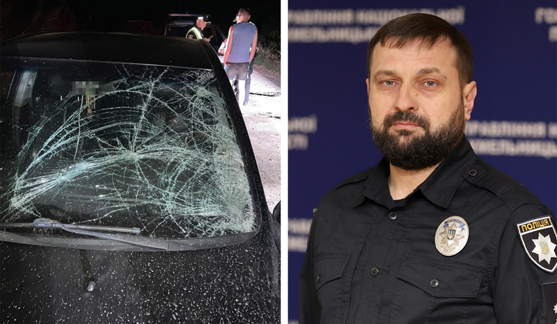 Начальник Летичівського відділу поліції Юрій Найчук наздогнав водія, який збив жінку і втік