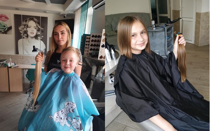 Заради порятунку життя іншої дитини дівчата віддали своє волосся