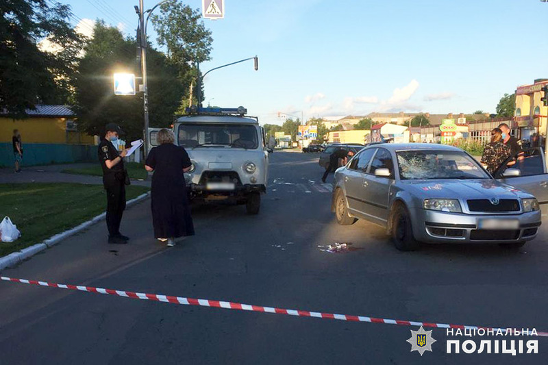 Аварія сталася в Старокостянтинові на вулиці Миру