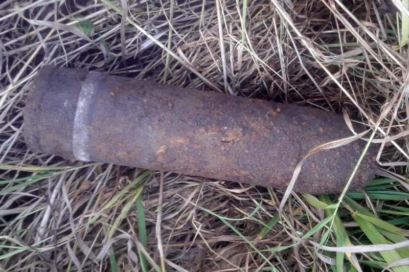 Небезпечною знахідкою виявився 76-міліметровий артснаряд
