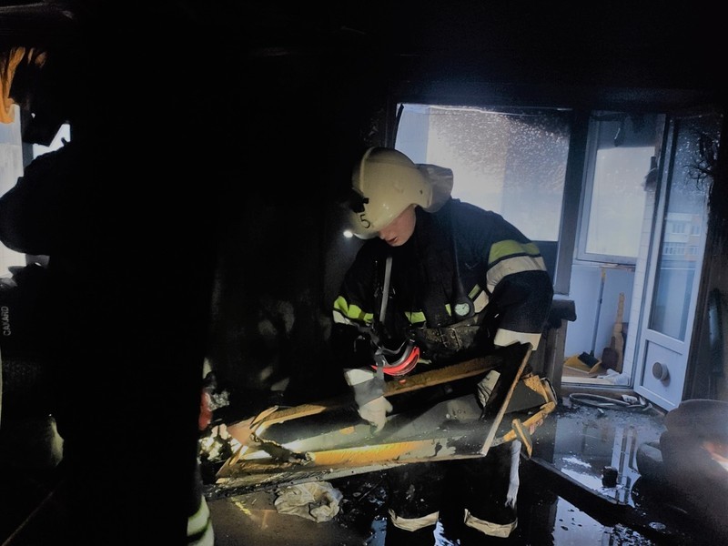 До ліквідації пожежі залучили сім рятувальників