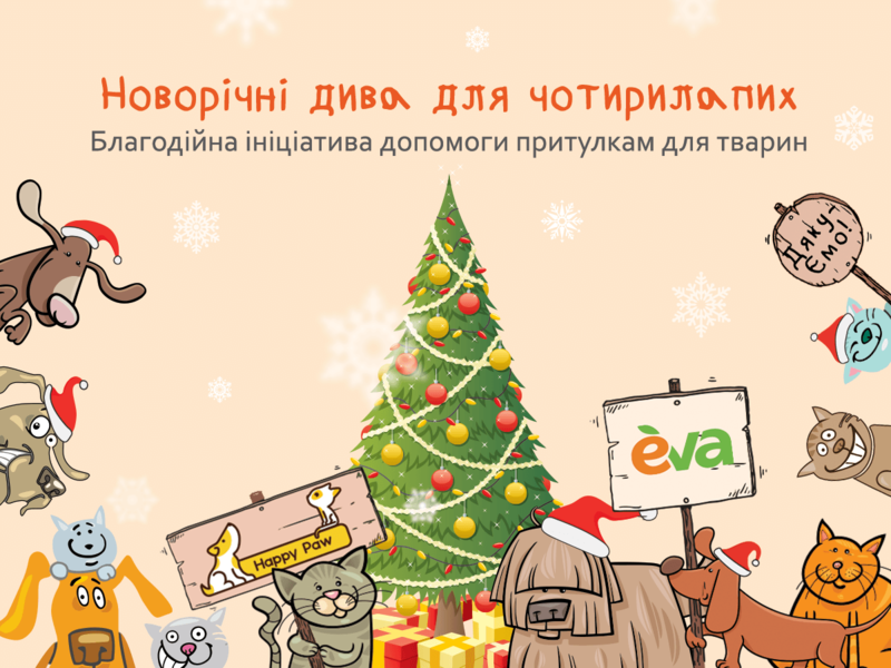 Новорічну благодійну акцію EVA проводить вже другий рік поспіль