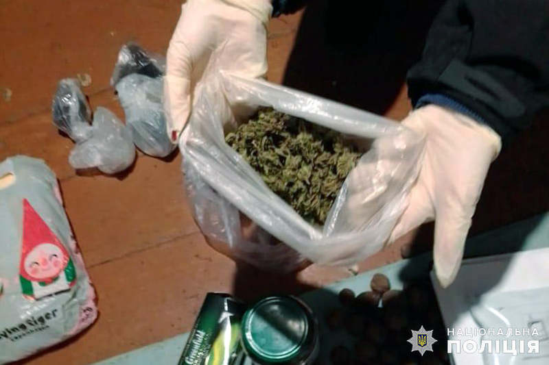 На Хмельниччині слідчі в ході обшуків вилучили велику кількість наркотичних речовин