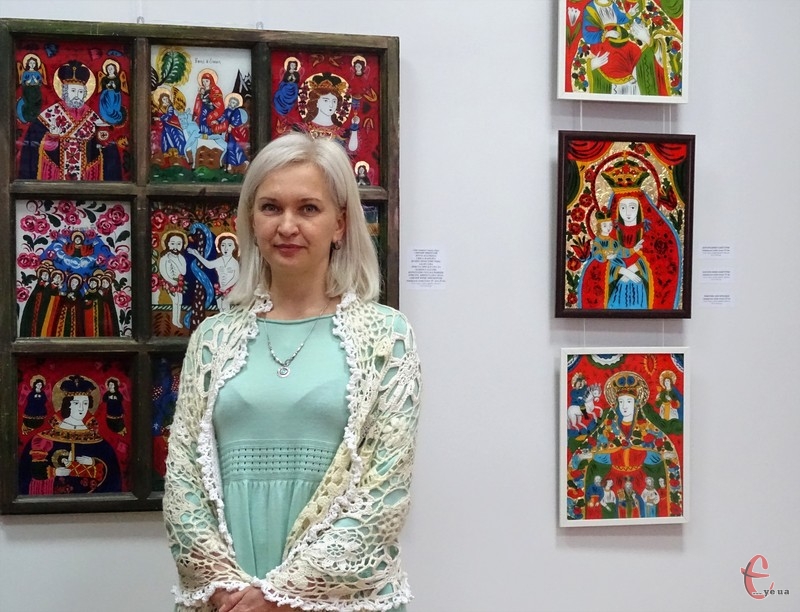 Тетяна Цимбарецька презентувала виставку ікон