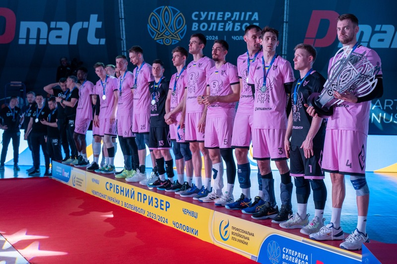 ВК "Епіцентр-Подоляни" з Городка став срібним призером чемпіонату України серед чоловіків у Суперлізі сезону 2023/2024