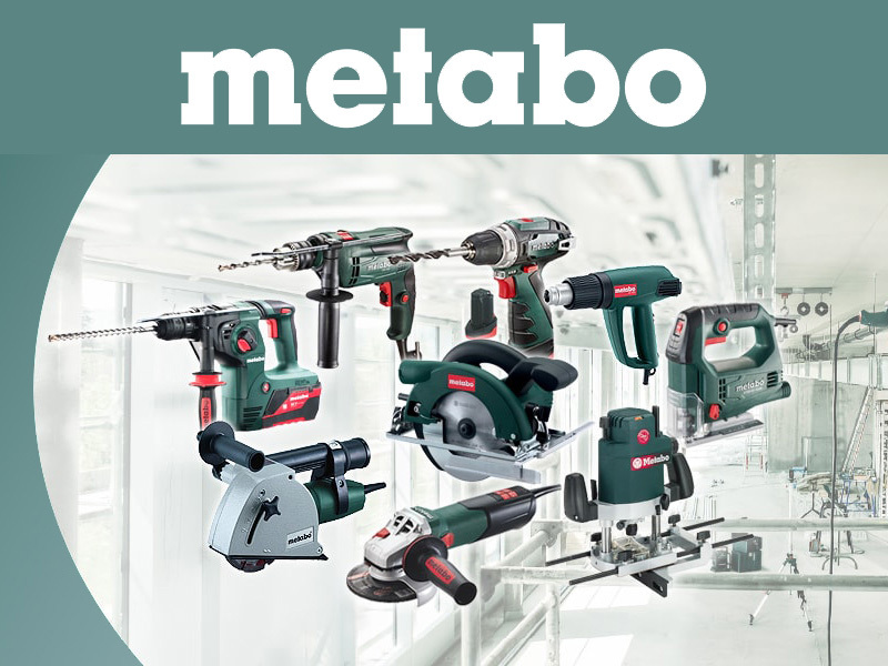 Metabo пропонує повний спектр сучасного електроінструменту професійного класу для дому