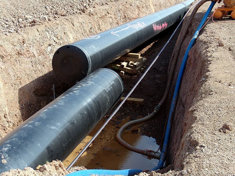 Загальна довжина газопроводу, який мають перенести з-під сміттєзвалища складає 1 кілометр 250 метрів