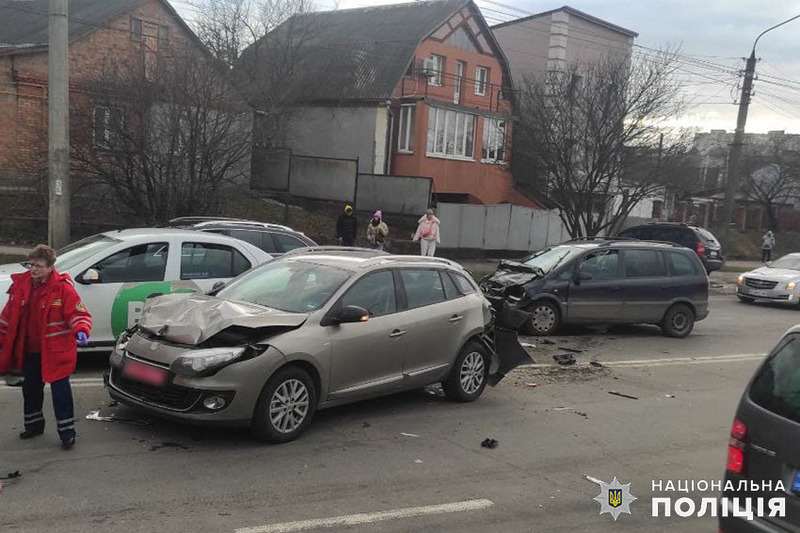 Аварія сталася на Львівському шосе