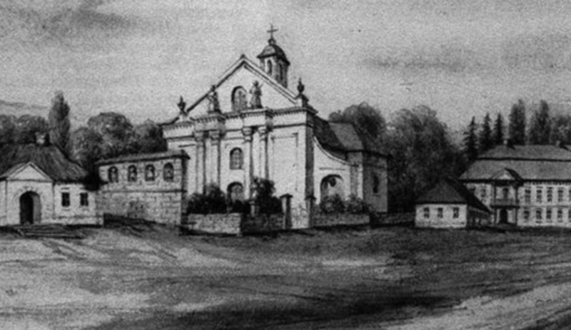 Зображення римо-католицької приходської церкви в Дунаївцях