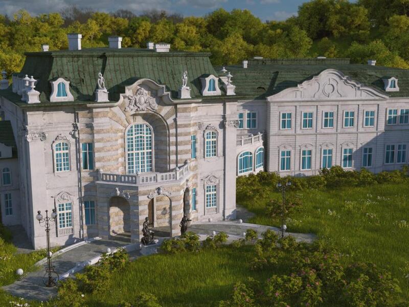 Саме з відтворення вигляду палацу Юзефа Потоцького в Антонінах розпочали цикл історій знищених українських пам