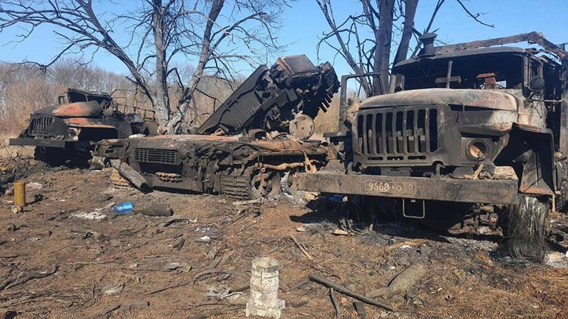 Минулої доби наші Герої знищили кілька колон техніки окупантів у Миколаївській і Сумській областях