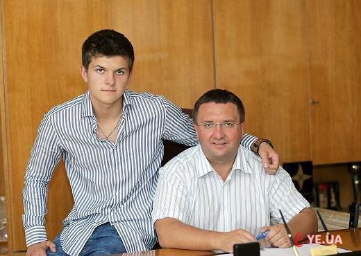 Дмитро Червонюк з батьком