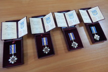 Орденами вшанували подвиг чотирьох захисників