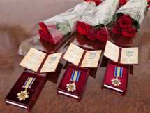 Ордени передали сім'ям захисників з Летичівської, Вовковинецької та Деражнянської громад