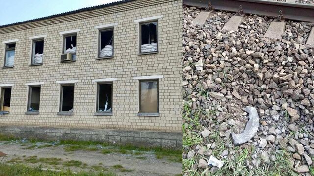 Вибухи пошкодили колії та адміністративні будівлі Укрзалізниці. Фото: з фейсбуку АТ «Укрзалізниця»