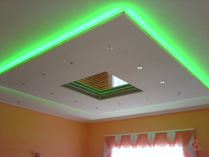 Натяжные потолки с подсветкой от производителя